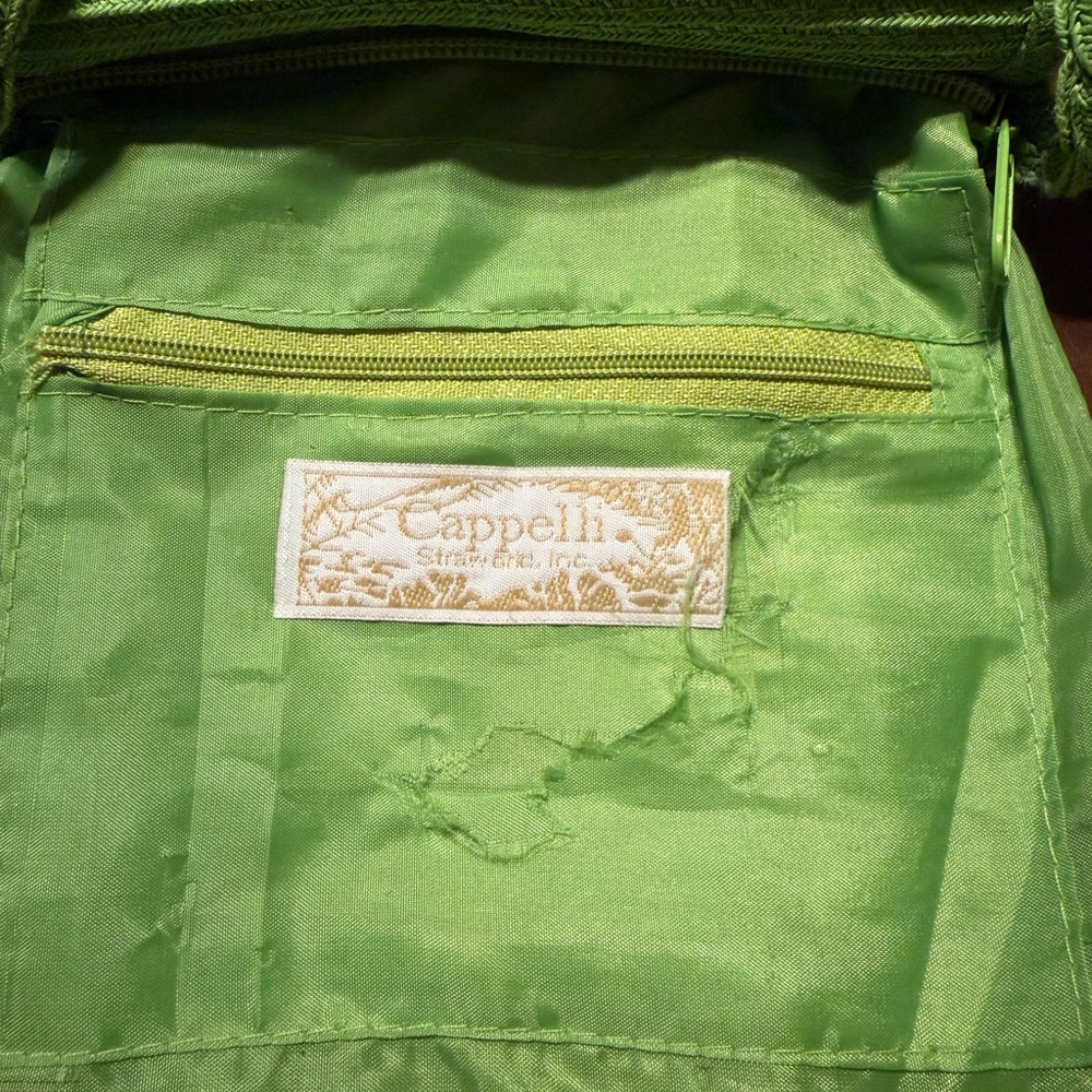 Capelli of New York Green Crossbody Bag